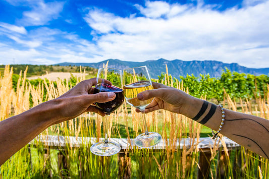 Cheersing to the best wine club in British Columbia.