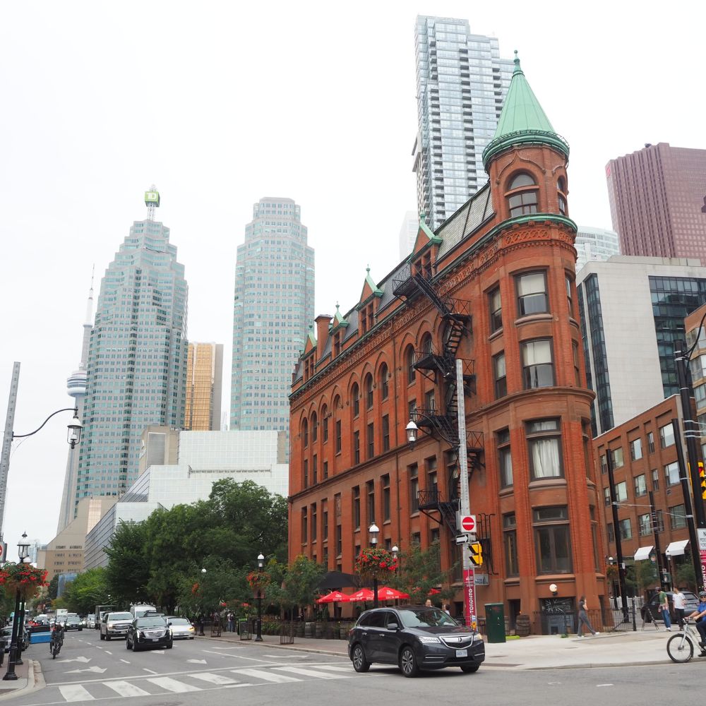 Gooderham Building in Front Street Toronto used for wine gifting