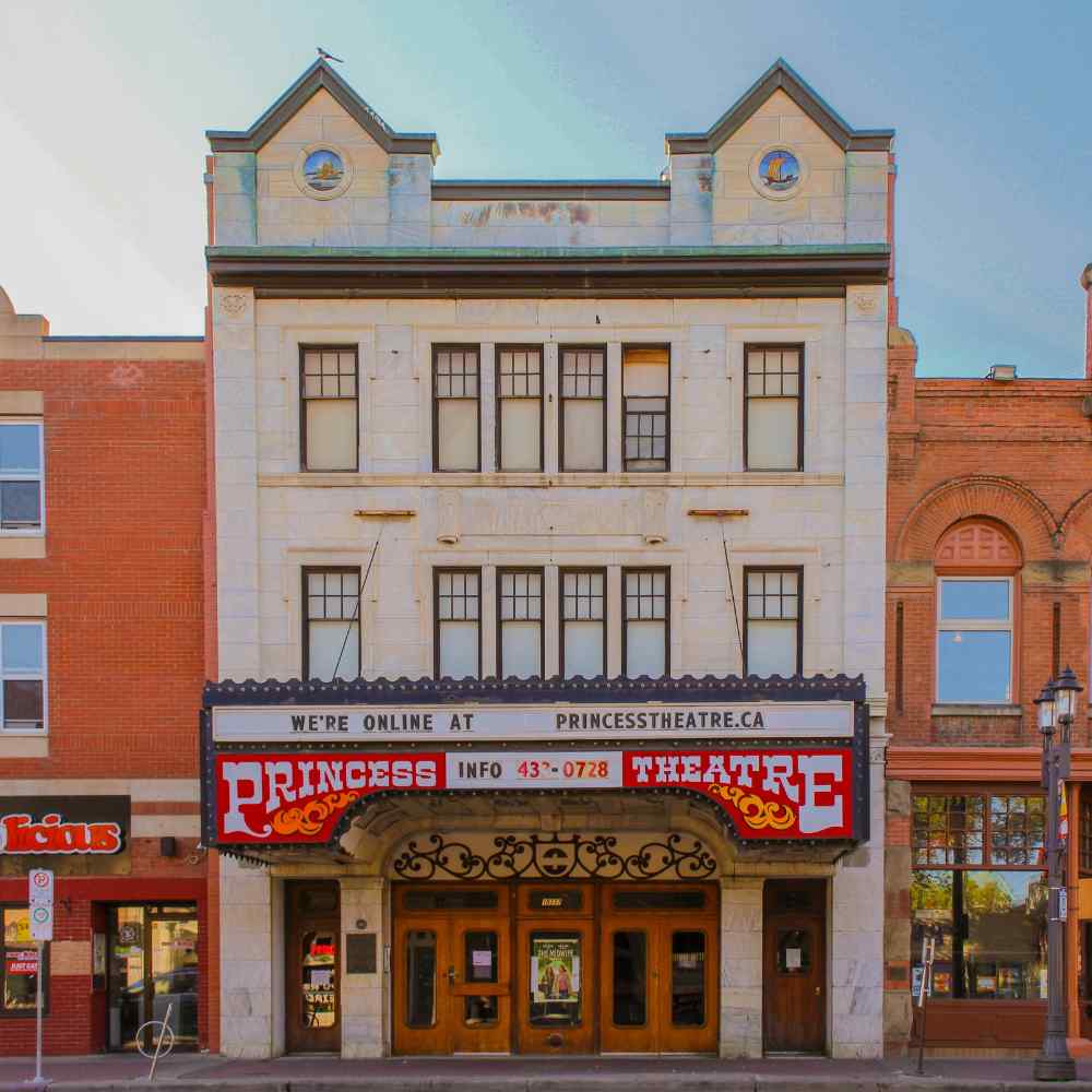 Princess Theater old history architectural building in Edmonton