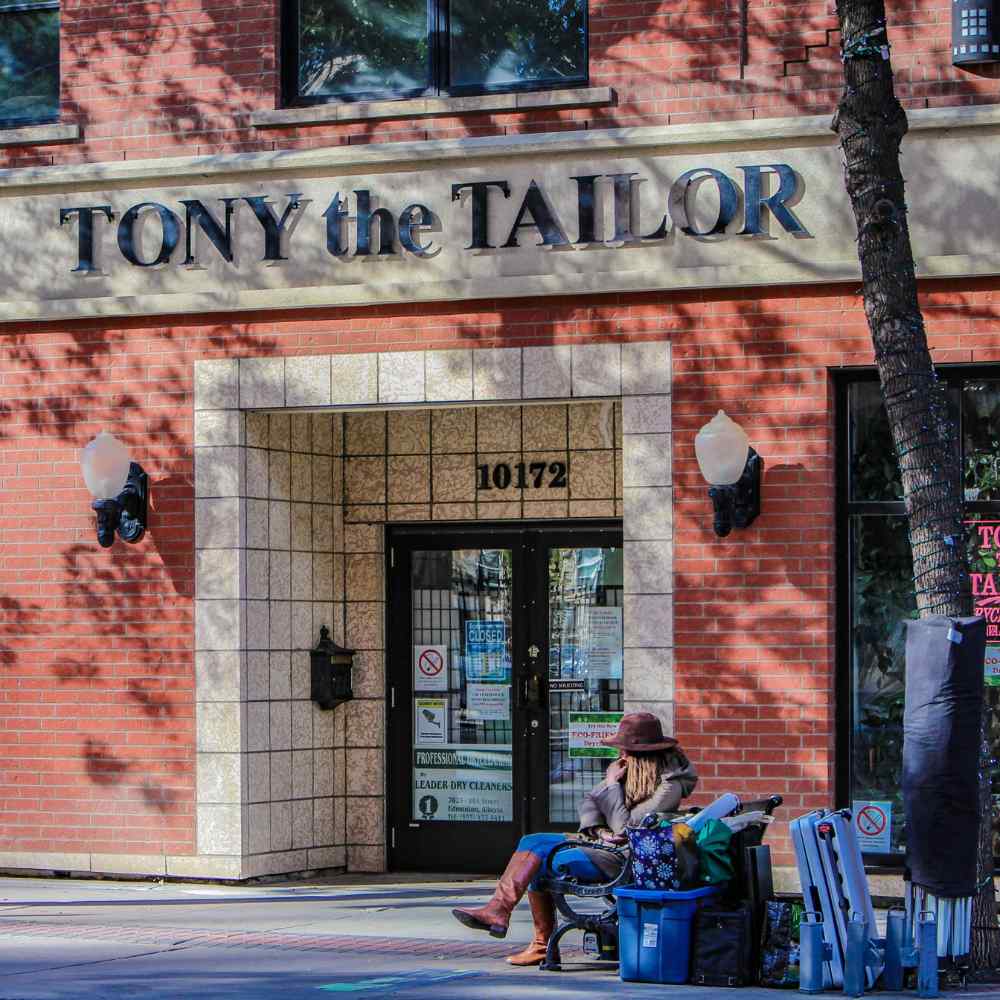 Iconic dry cleaning in Edmonton with many years in business Tony the Taylor