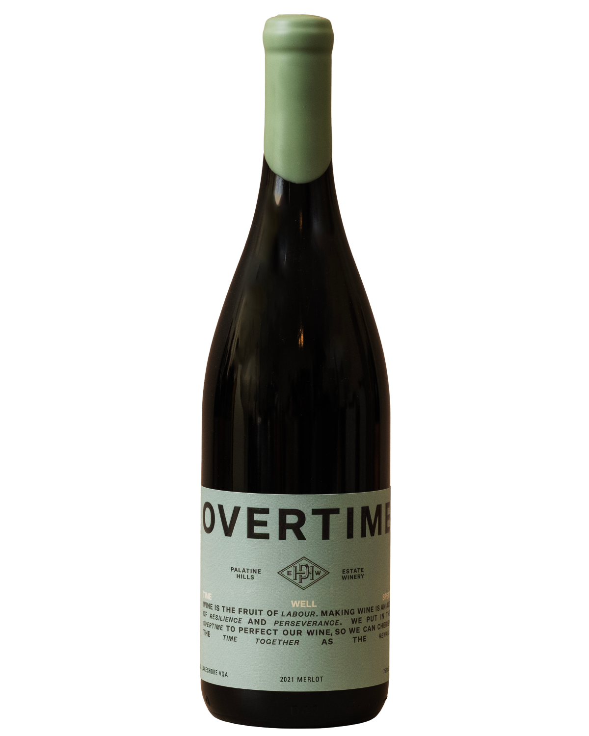2021 Overtime Merlot, Palatine Hills Estate Winery