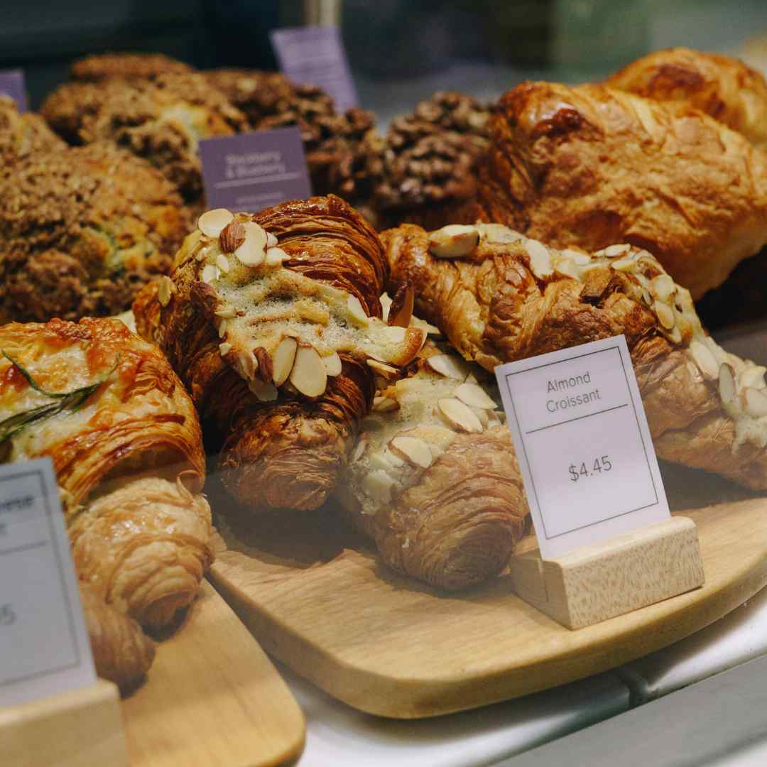 Image showing toronto food scene with a breakfast croissant at bakery