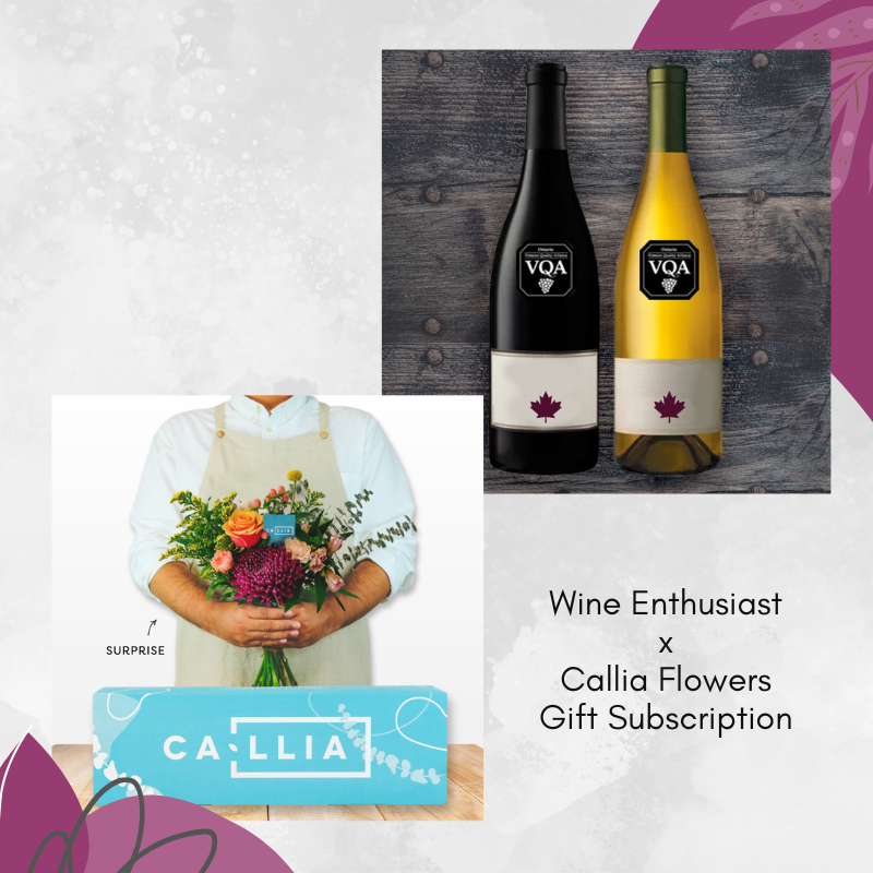 Wine Enthusiast x Callia Flowers Gift